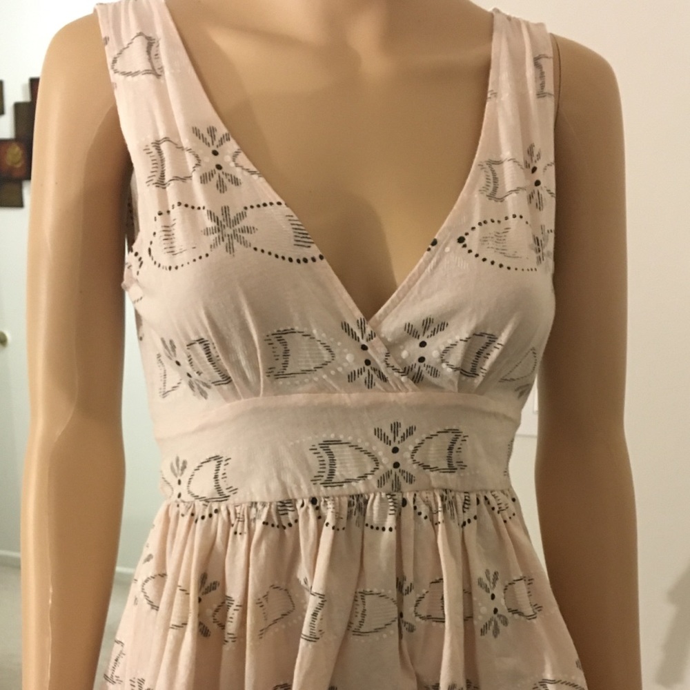 Anthropologie C Keer Pink Peplum Top Small